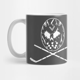 Hockey Skull and Crossbones Mug